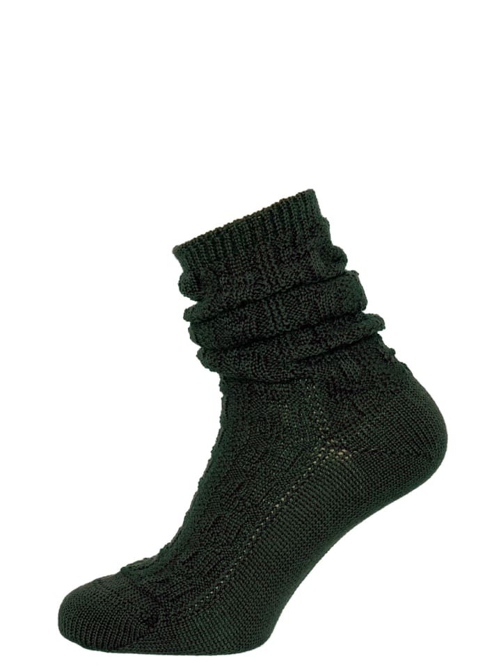 Lusana Strumpf L5697 in grün günstig kaufen