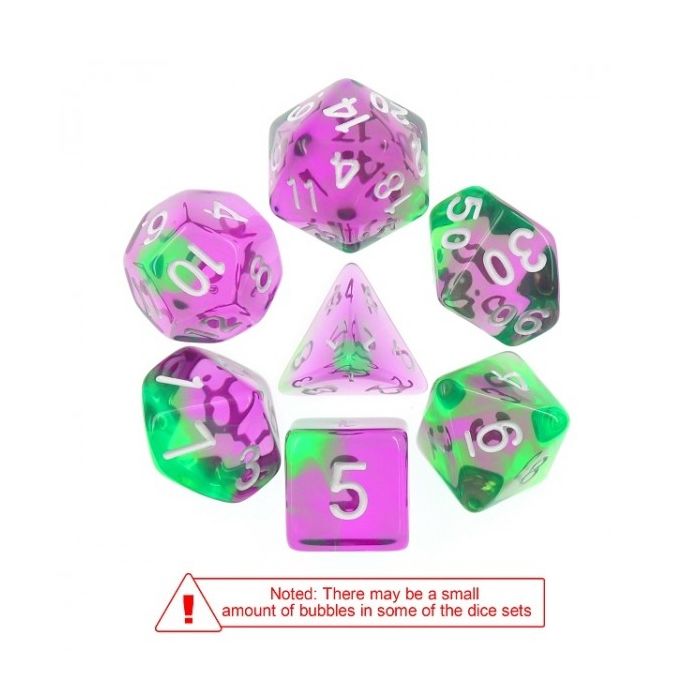Würfelset Violet Evergreen