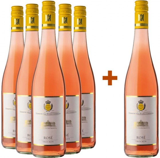 5+1 Paket Schloss Monrepos Rosé VDP.Gutswein trocken - Weingut Herzog von Württemberg