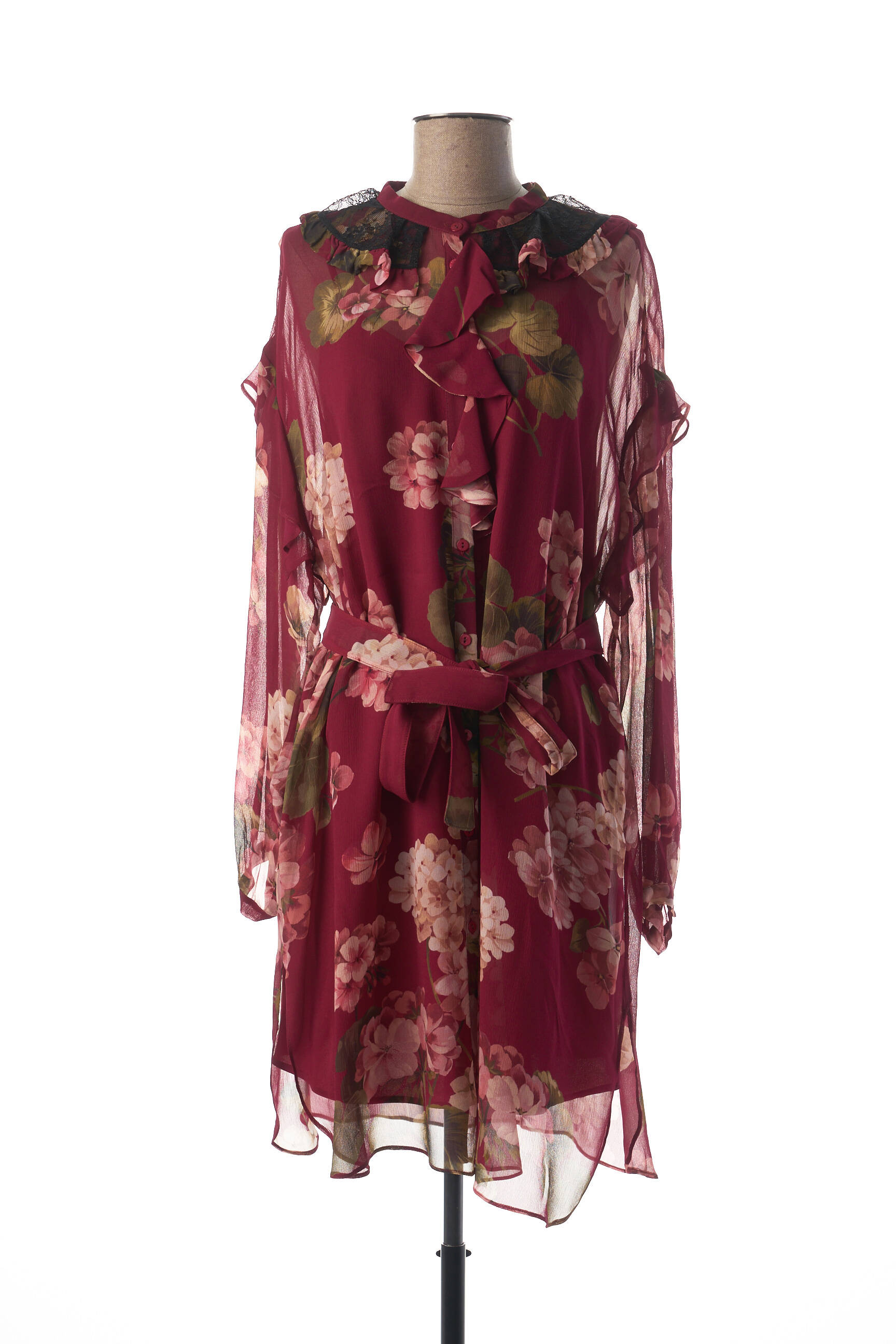 Twinset Tuniquemanchelongue Femme couleur rouge