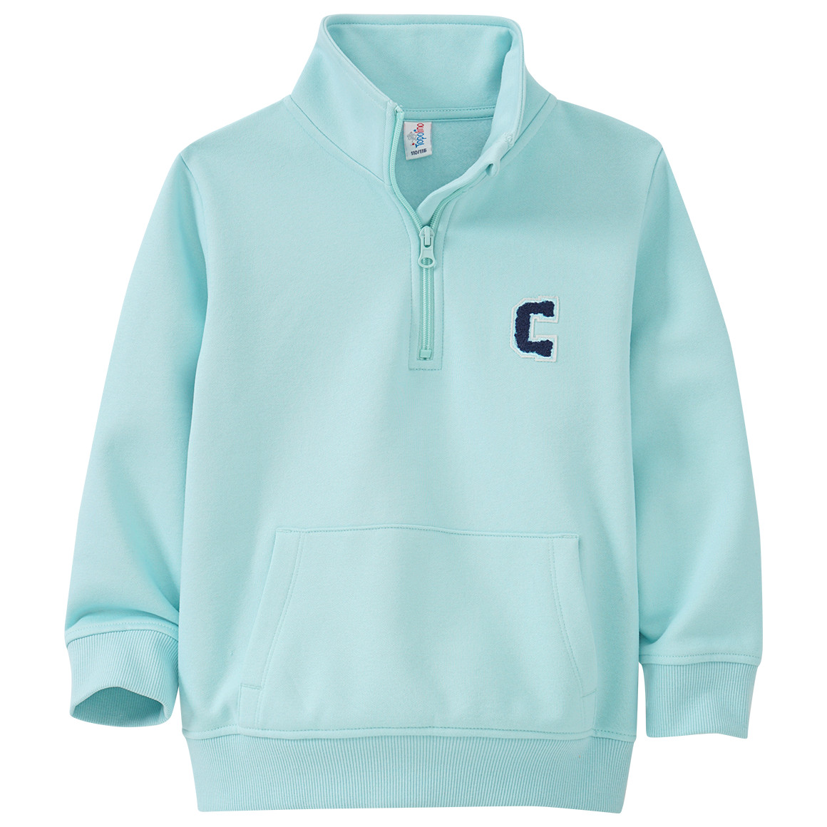 Jungen Sweatshirt mit Stehkragen
