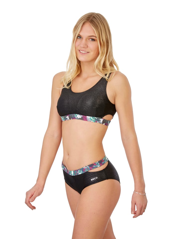 BECO the world of aquasports Bikini Jungle Dream in schwarz-bunt günstig kaufen