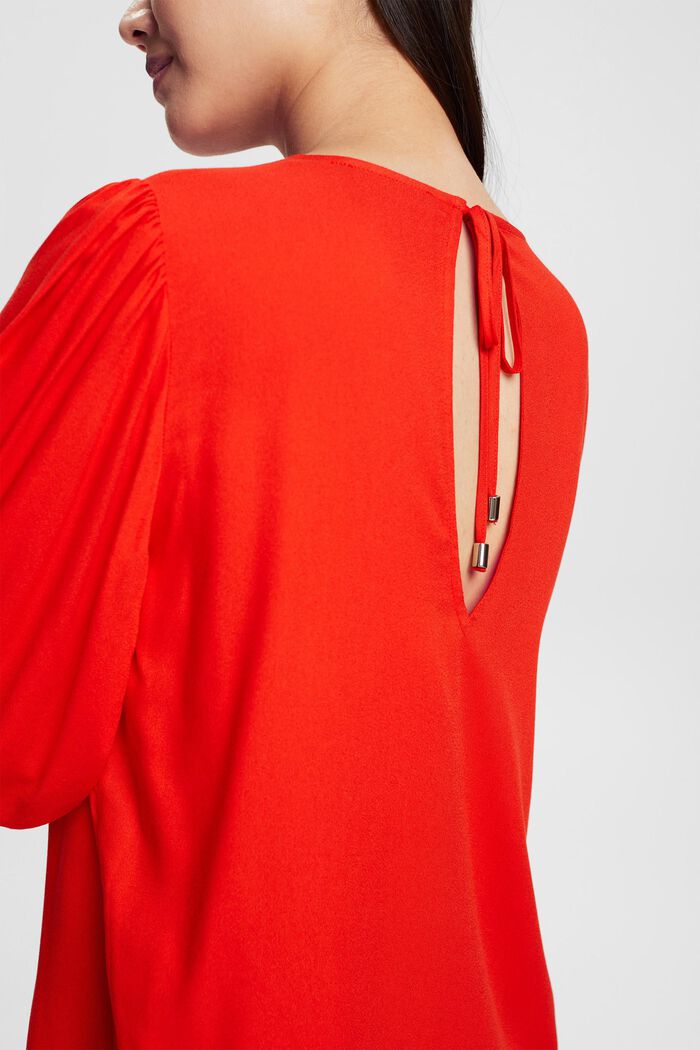 Bluse mit V-Ausschnitt