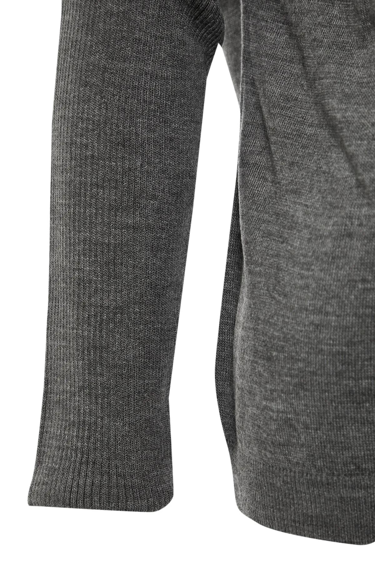 Trendyol Curve  Anthrazitfarbener, detaillierter Strickpullover mit Cut-Outs