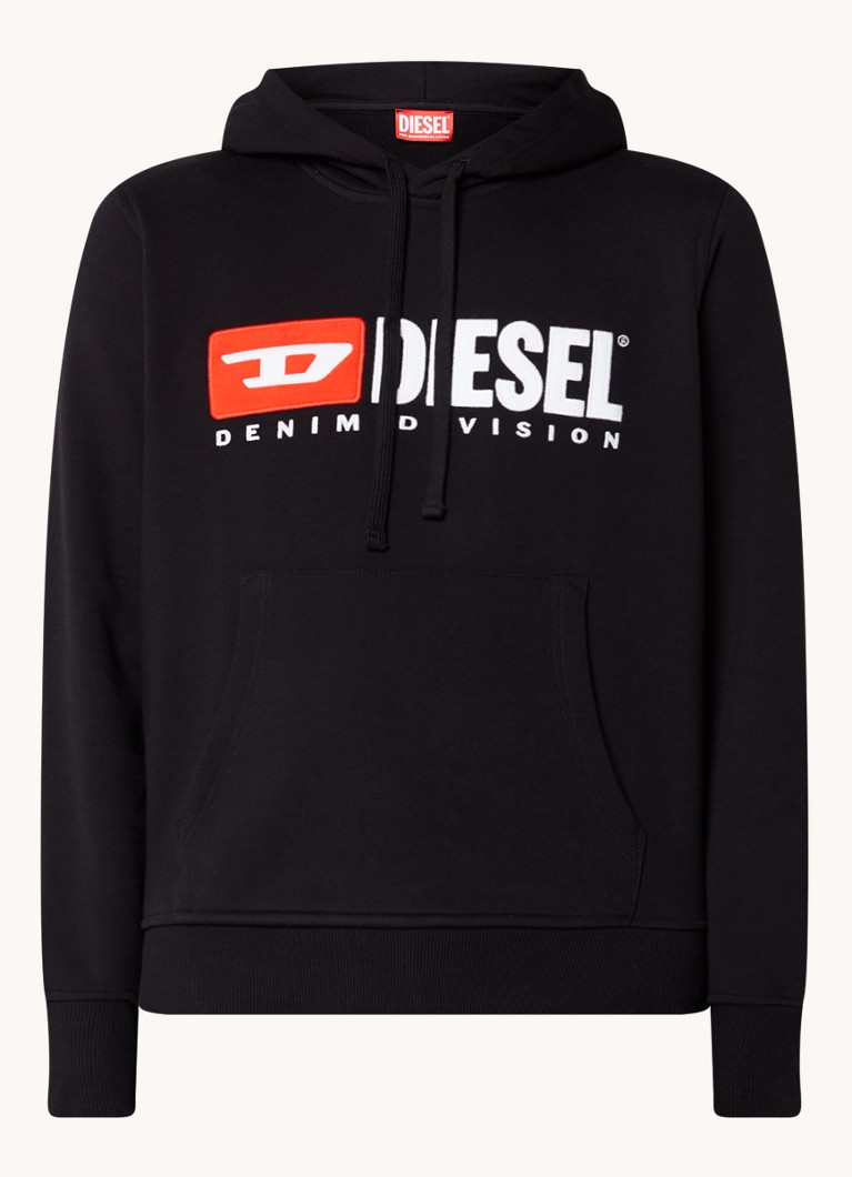 Diesel S-Ginn-Hood-Div hoodie with logo embroidery
