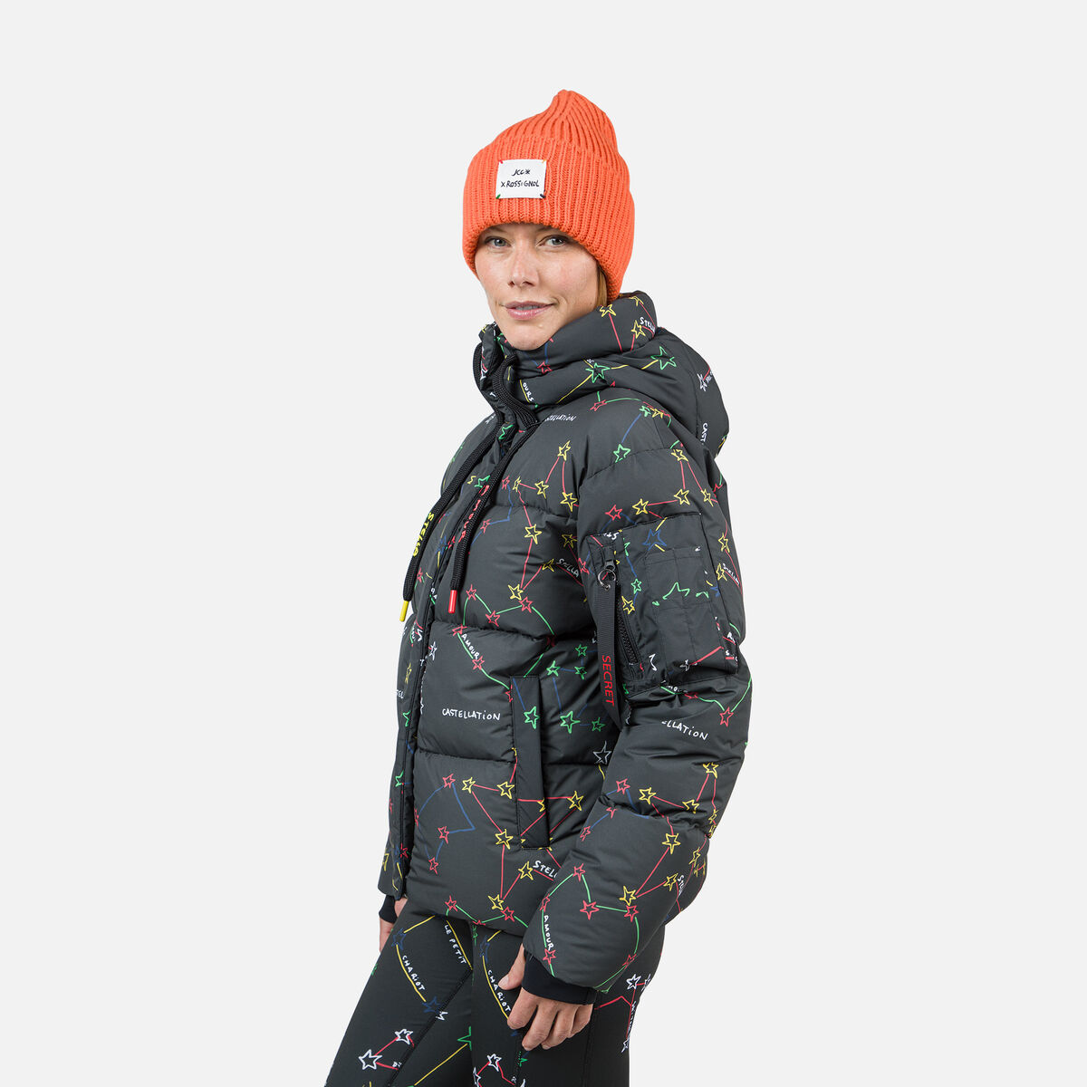 JCC Modul Printed Down Bomberjacke für Damen