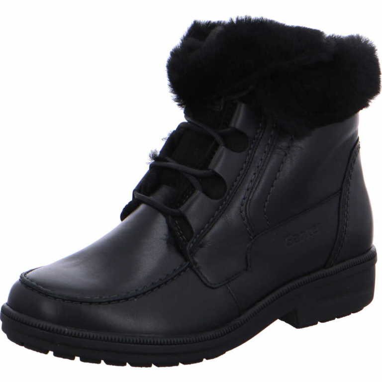 GANTER Schnür-Stiefeletten schwarz NV