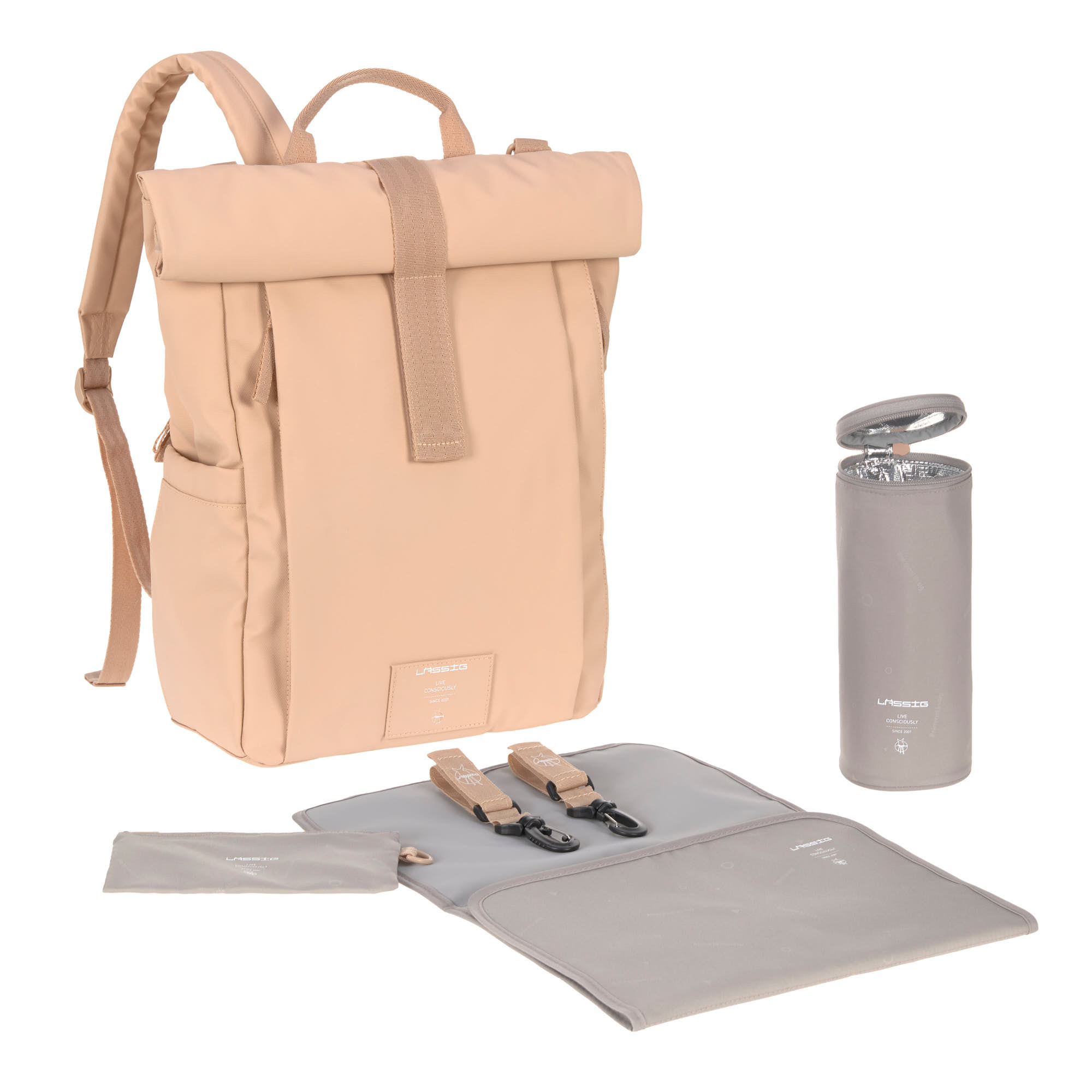 Wickelrucksack - Rolltop Up Backpack, Rosa (Limited Edition)