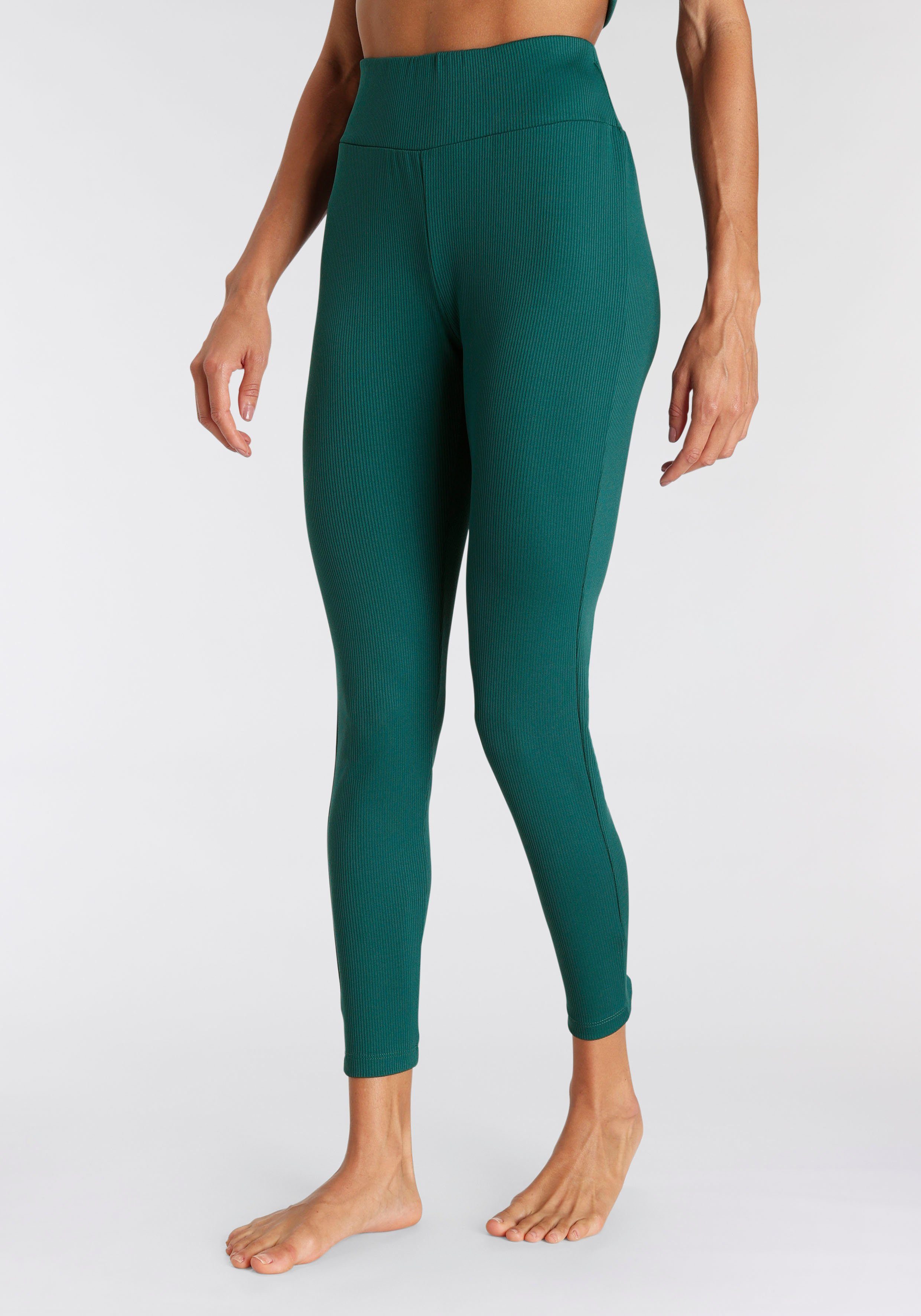 LASCANA ACTIVE Leggings mit Rippstruktur