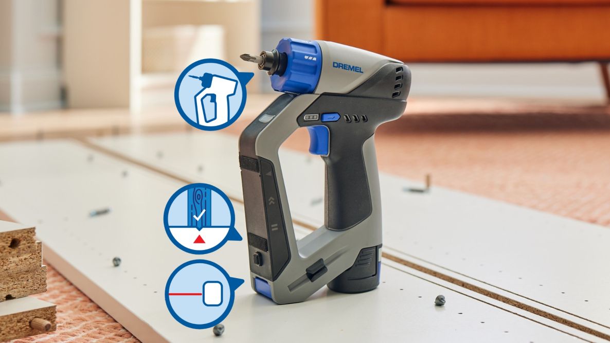 Dremel F013DD12JA BluePrint DD12 Σετ τρυπανιών 12V 3 σε 1 1x 2.0Ah και γρήγορος φορτιστής