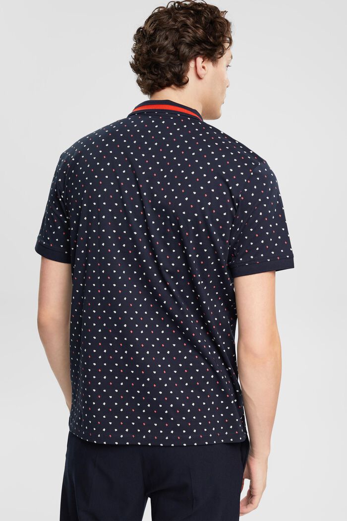 Poloshirt mit Allover-Muster