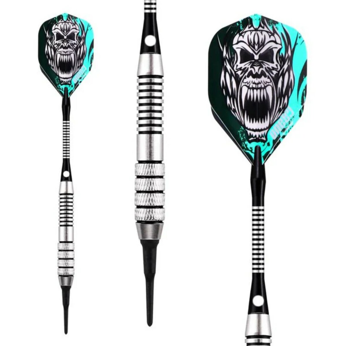 COFI 1453 Soft Tip Darts Set mit Accessories/ 12 Pack langlebige Kunststoffspitzen