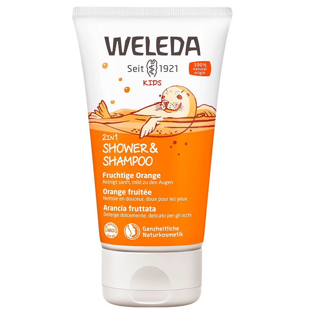 Weleda Kids 2in1 Shower & Shampoo Orange 150 ml