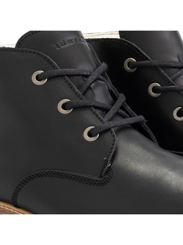 TRAVELIN' Leder-Schnürschuhe 