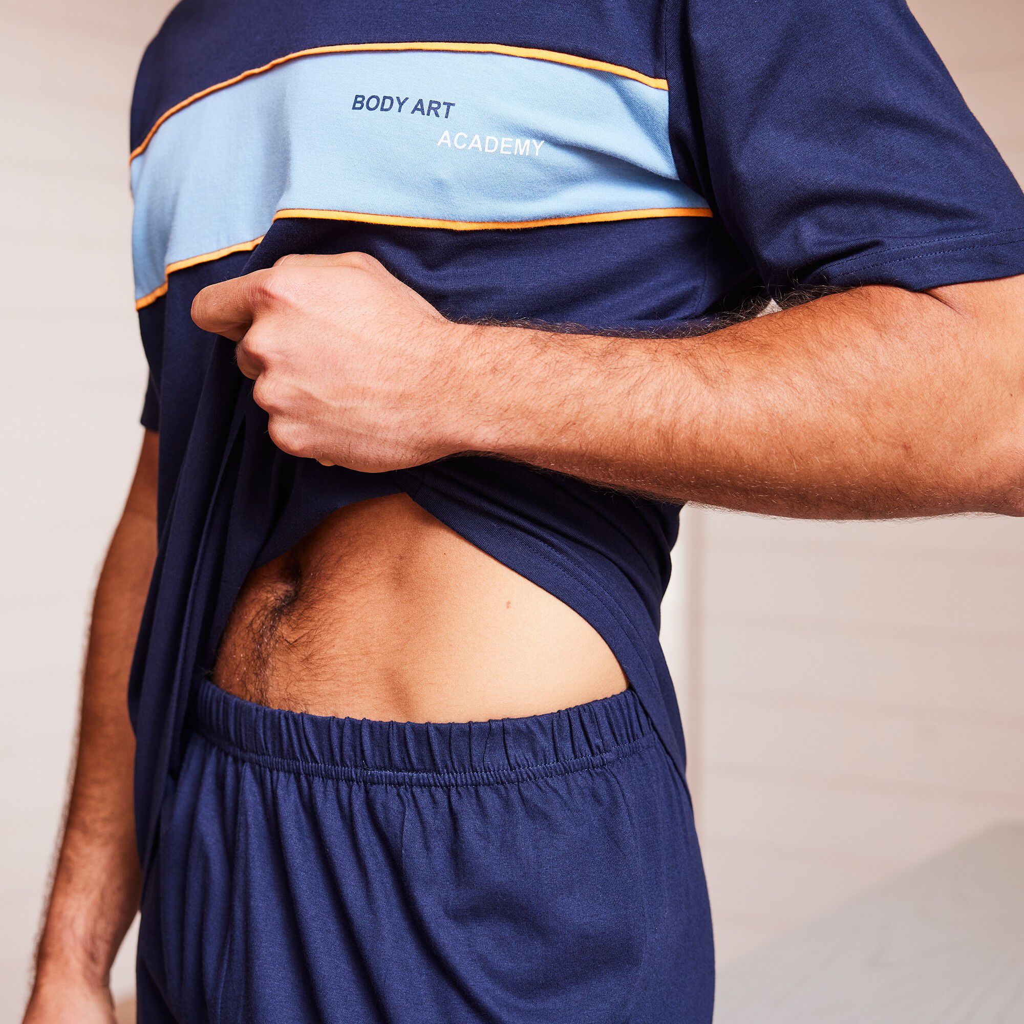Pyjama short bande poitrine