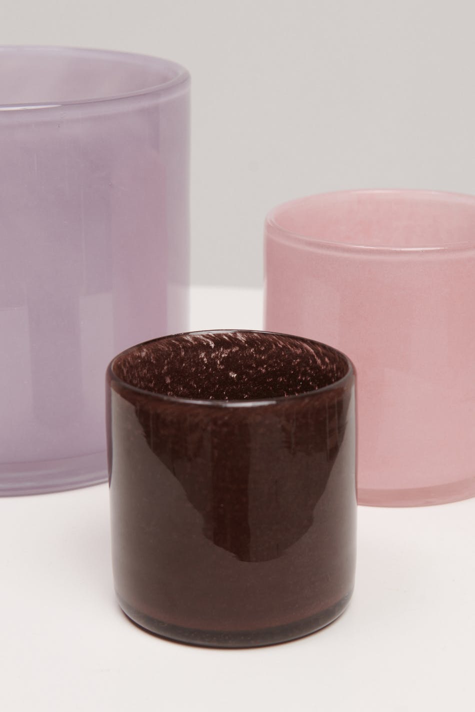 Glass s candle holder