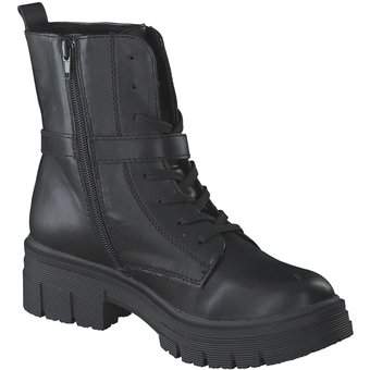 Barbarella Schnür Boots in schwarz