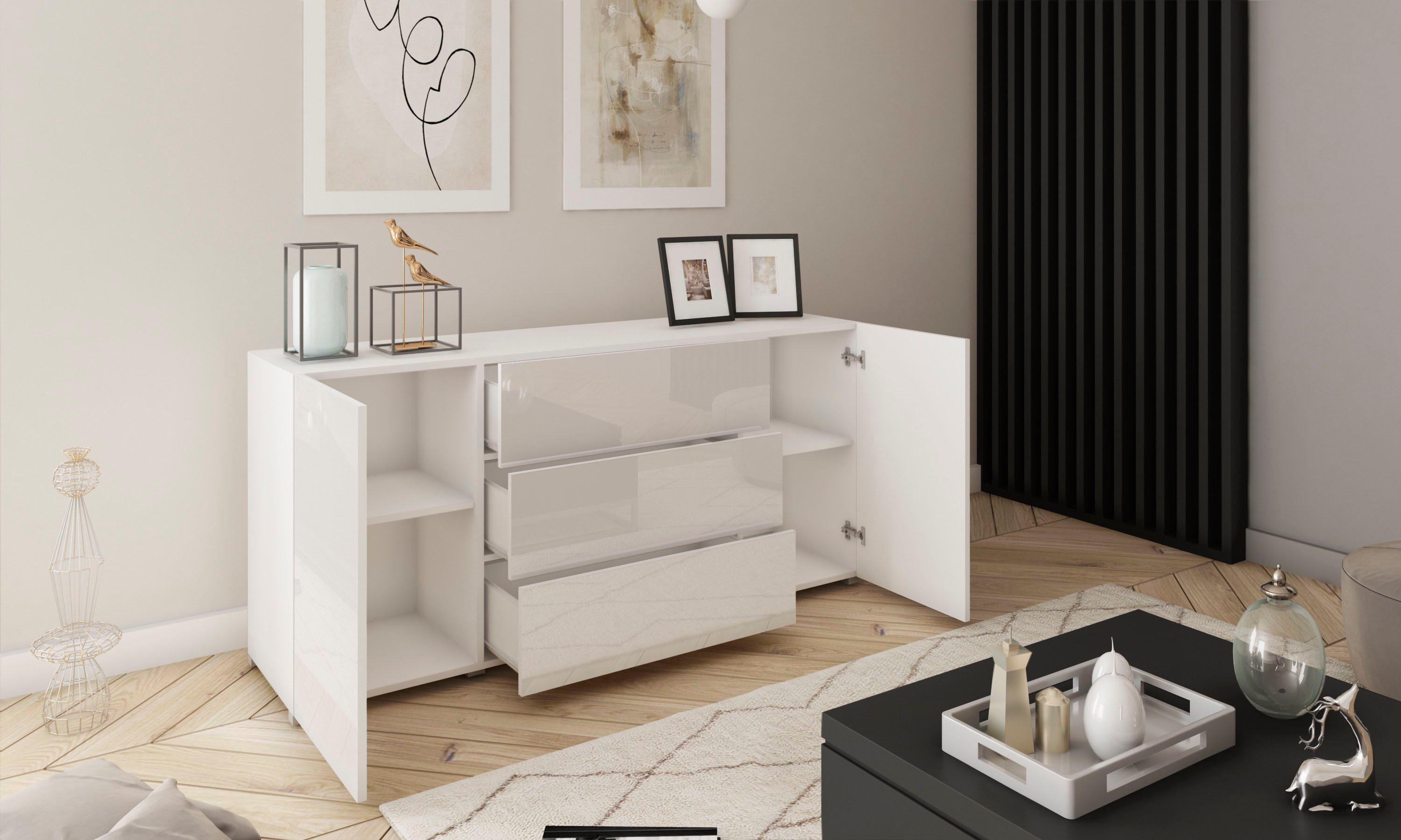 INOSIGN Sideboard BERLIN, Breite 150 cm