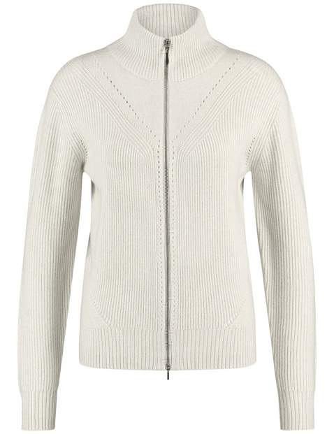 Strickjacke mit 2-Wege-Reißverschluss