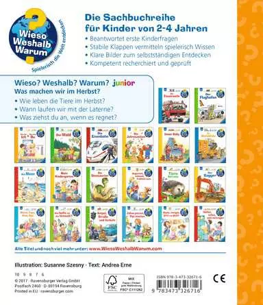 Ravensburger Wieso? Weshalb? Warum? junior, Band 61: Was machen wir im Herbst?