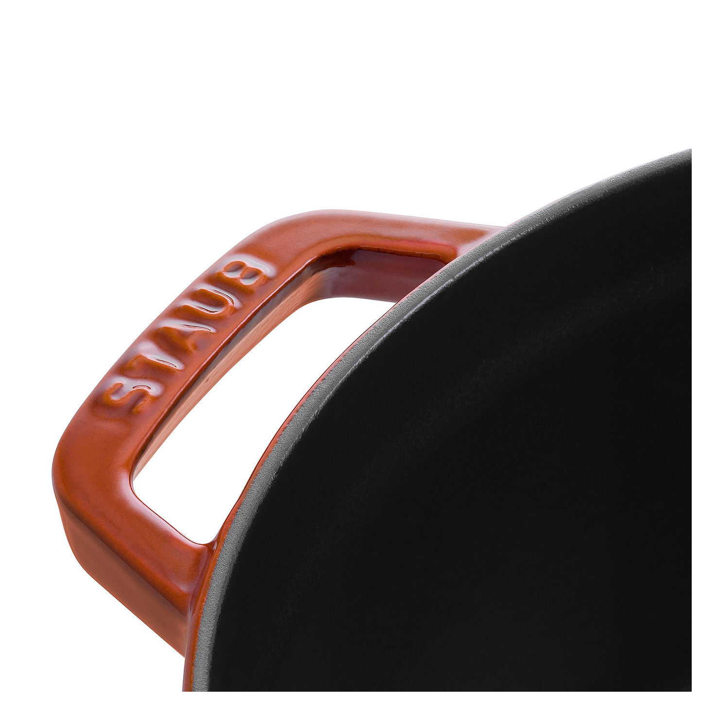 Cocotte 26 cm, rund, Zimt, Gusseisen