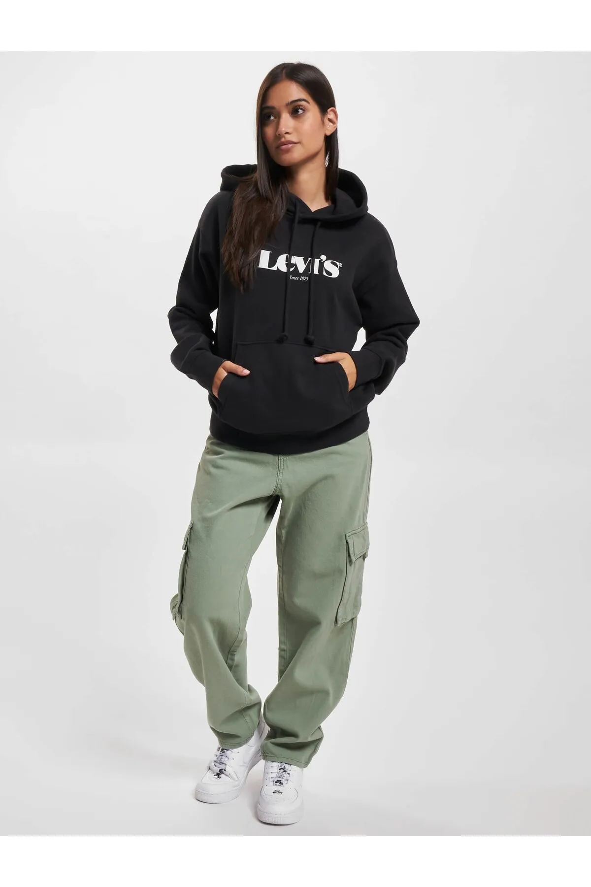 Levi&'s  Sweatshirt - Schwarz - Regular Fit