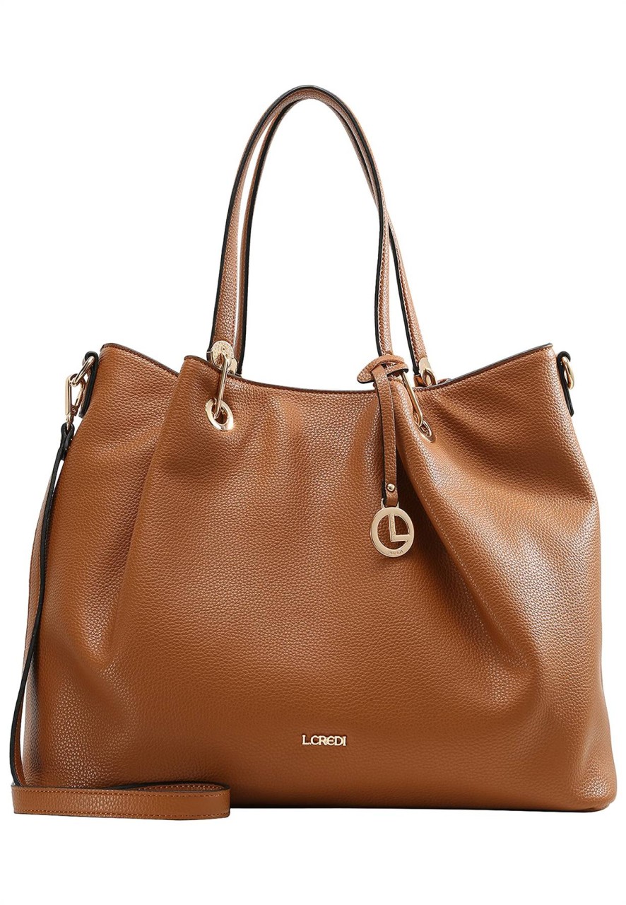 L. CREDI Handtaschen braun