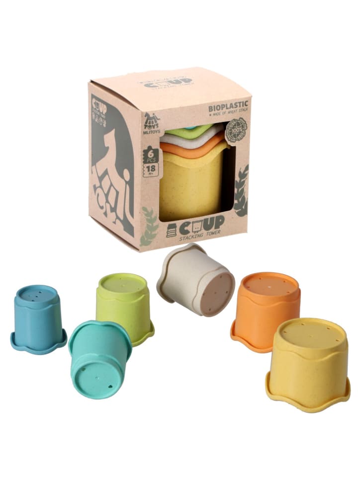 Otto Simon Stapelturm Stapelbecher Biokunststoff 6 Teile 18 Monate günstig kaufen onesize