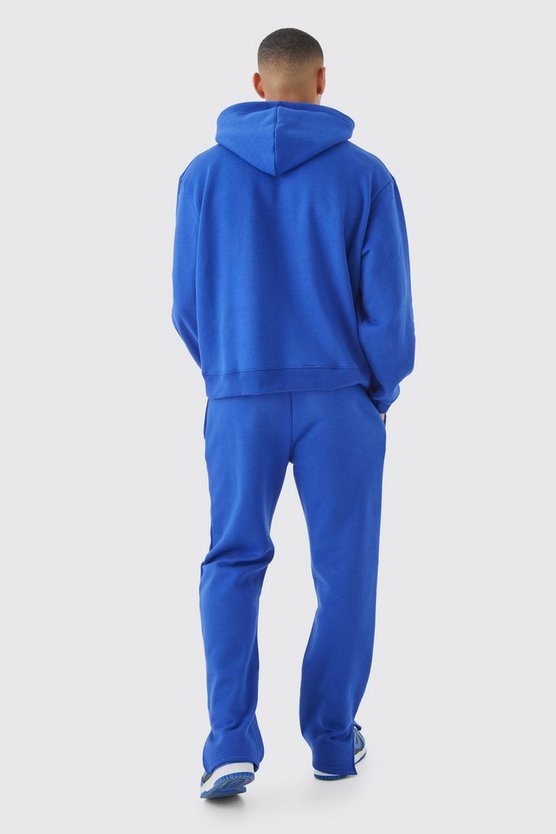 Man Jogginghose mit geteiltem Saum