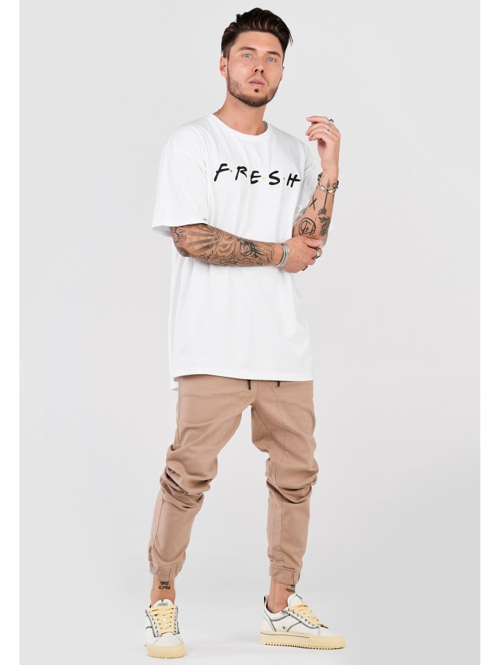 SOULSTAR Chino-Jogger - MPNOWRA Jogger-Hose Jeanshose Stoffhose in Beige günstig kaufen