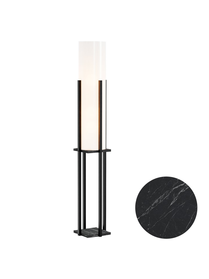 lux.pro Stehleuchte Gisborne in Schwarz (H)146cm (B)25cm (T)25cm günstig kaufen onesize
