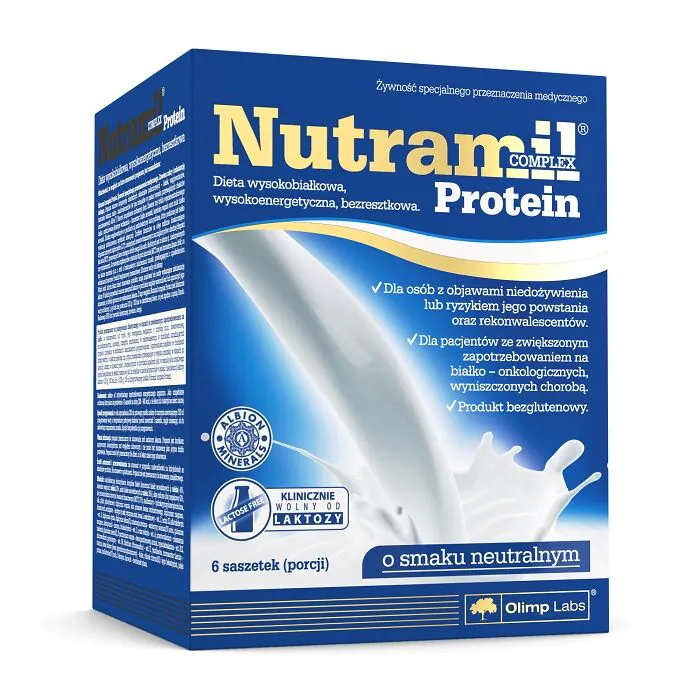 Olimp Nutramil Complex Protein, Τρόφιμα για Ειδικούς Ιατρικούς Σκοπούς σε Σκόνη, Ουδέτερη Γεύση