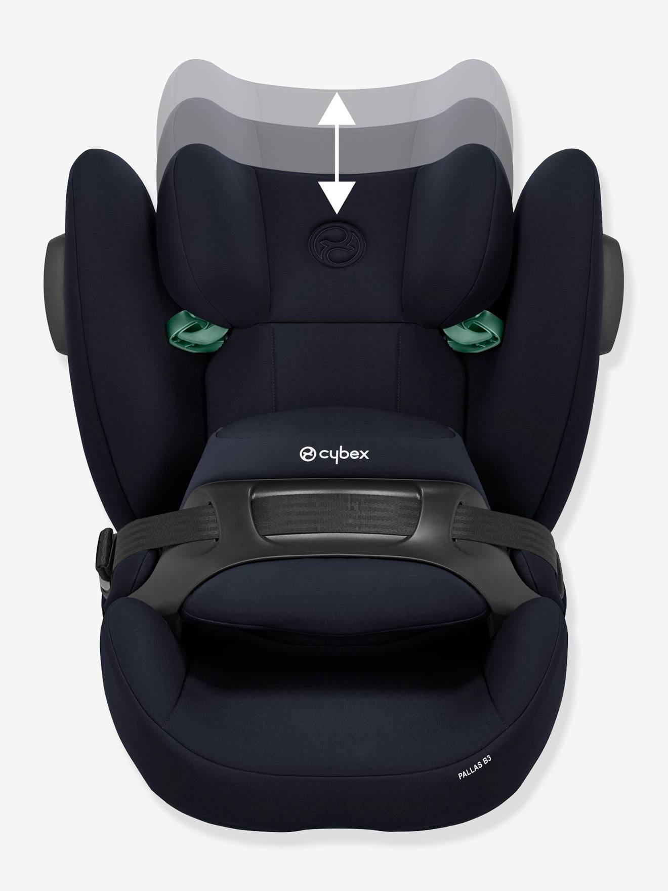 Cybex Mitwachsender Kindersitz Silver Pallas B3 i-Size CYBEX, 76-150 cm bzw. Gr. 1/2/3 - dunkel blau