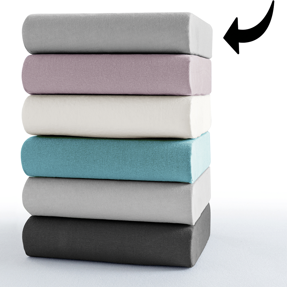 Kinzler Interlock Doppeljersey-Spannbetttuch - ca. 140 - 160 x 200 cm