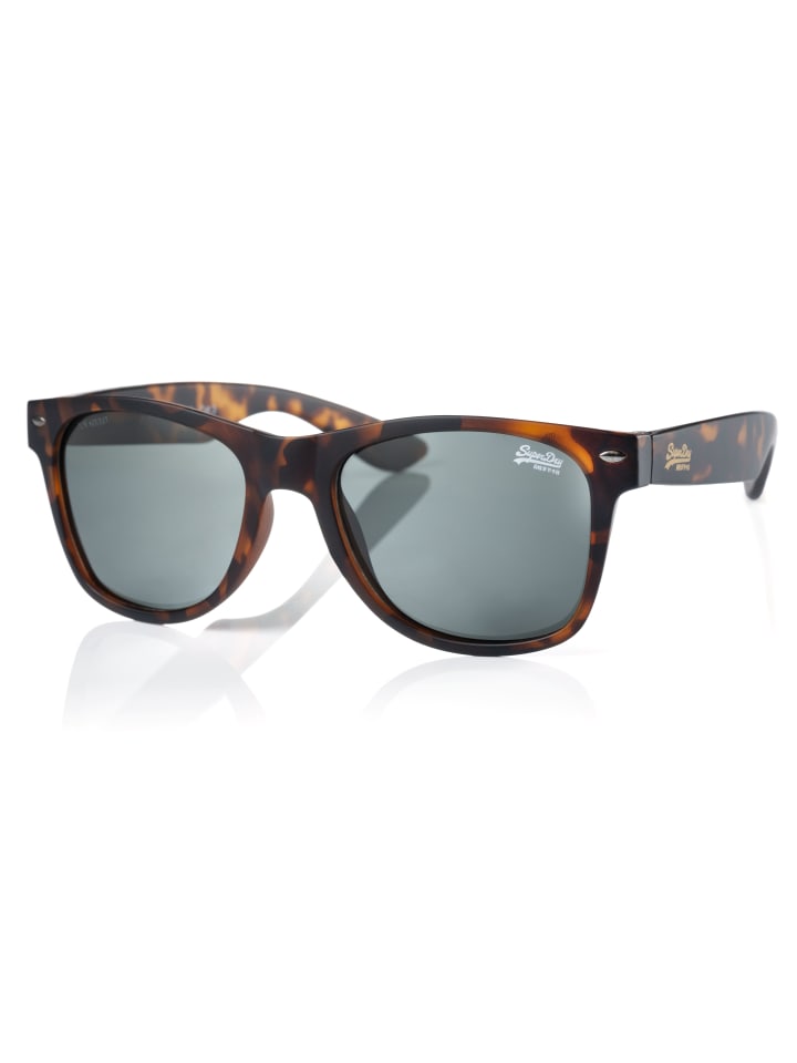 Superdry Sonnenbrille Superdry in Braun/Grün günstig kaufen onesize