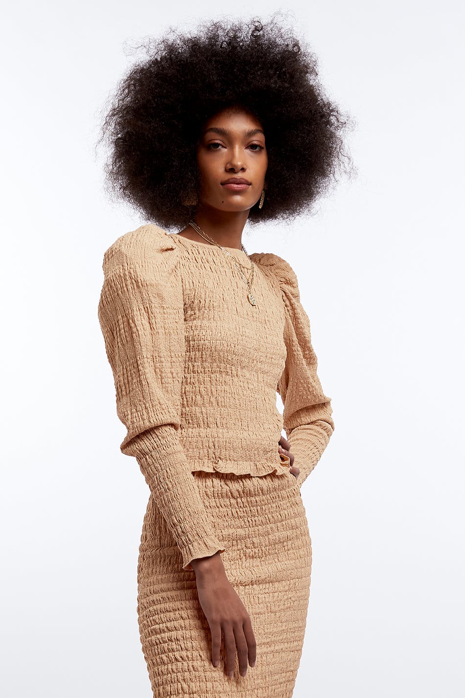 Nathalie smock top