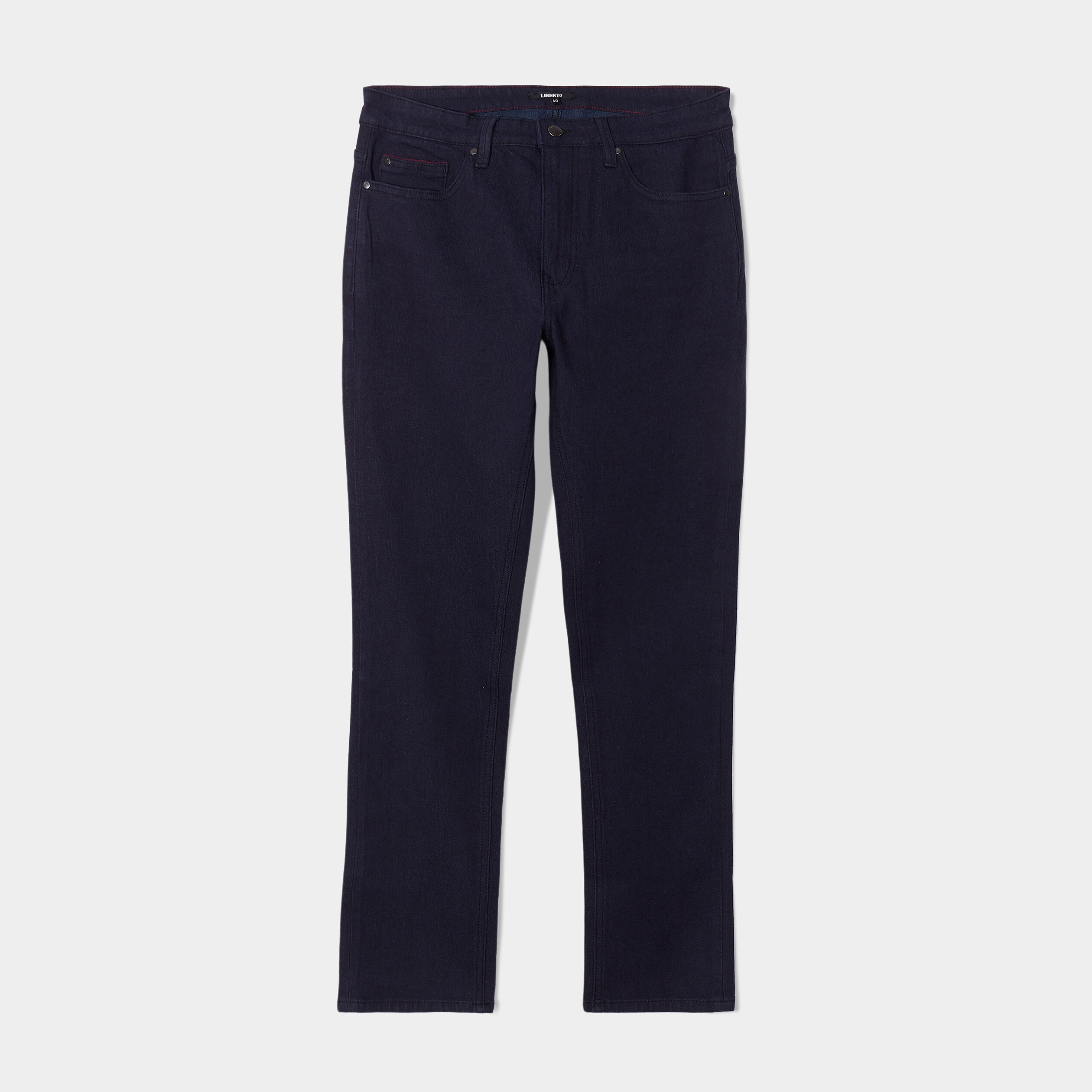 Pantalon straight 5 poches Liberto bleu foncé homme | La Halle