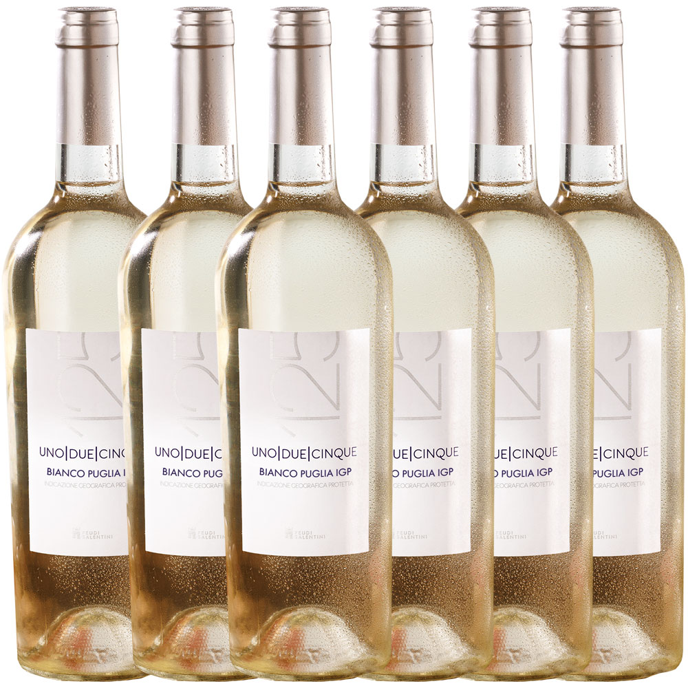 1|2|5 Bianco Puglia IGP, halbtrocken, 2023 - 6er Karton