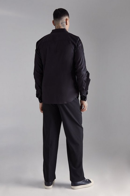 Tall Longsleeve Cinch Strap Shirt