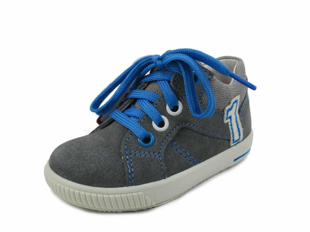 SUPERFIT Halbschuhe grau Moppy   Lauflernstiefel KF