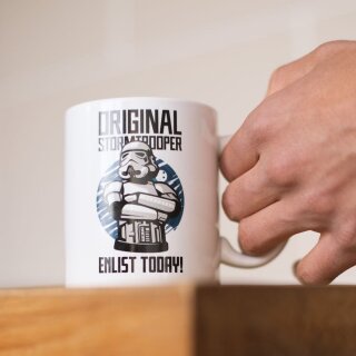 Original Stormtrooper Tasse: Enlist Today - White