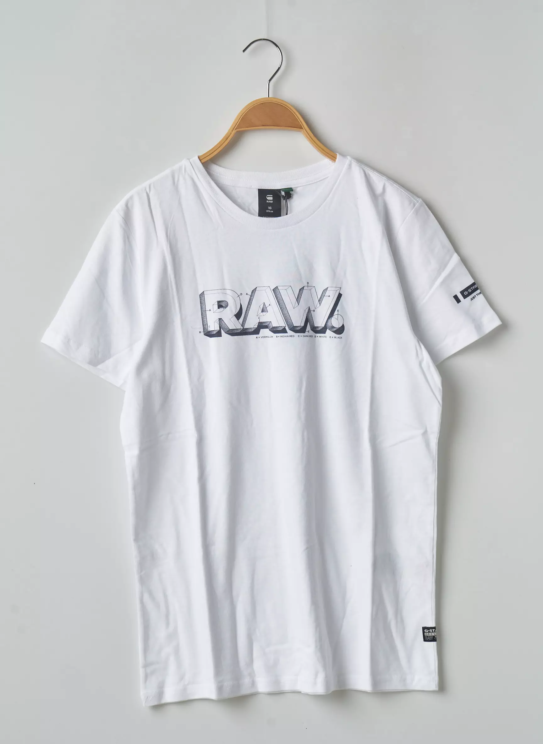 G Star Tshirts Garcon couleur blanc