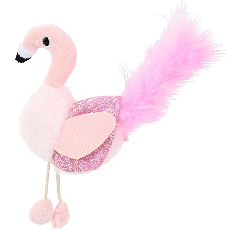 AniOne Spielmäuse & Bälle AniOne Spielzeug Flamingo Raschelfolie pink