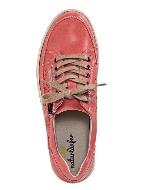 Schnürschuh mit seitlichem Reißverschluss