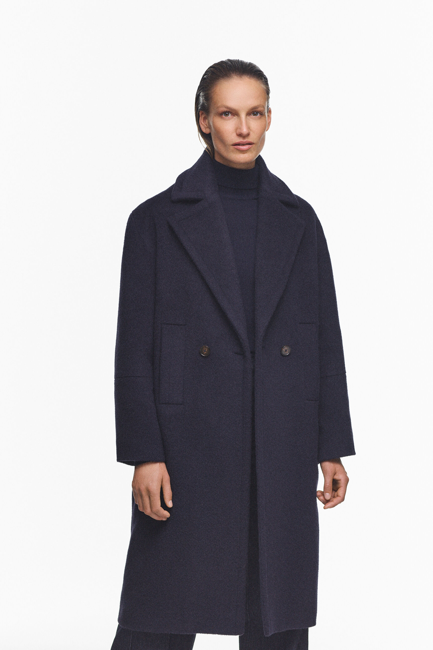 manteau numero 1 bleu marine femme