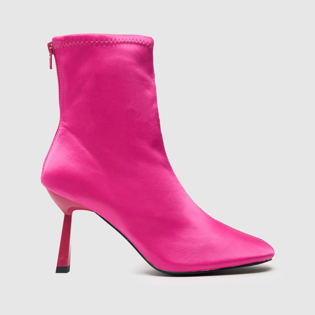 Schuh – Beatrix – Rosa sockstövlar i satin
