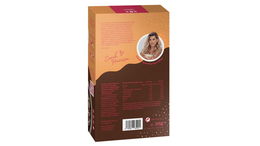 3Bears Granola Erdnuss Kakao 325 g