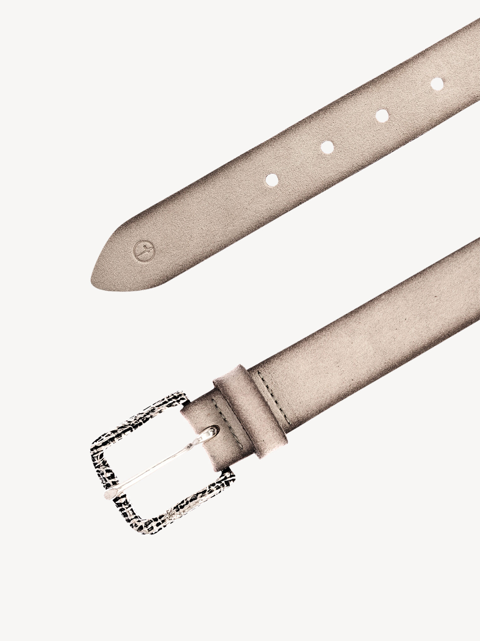 Ceinture en cuir - beige