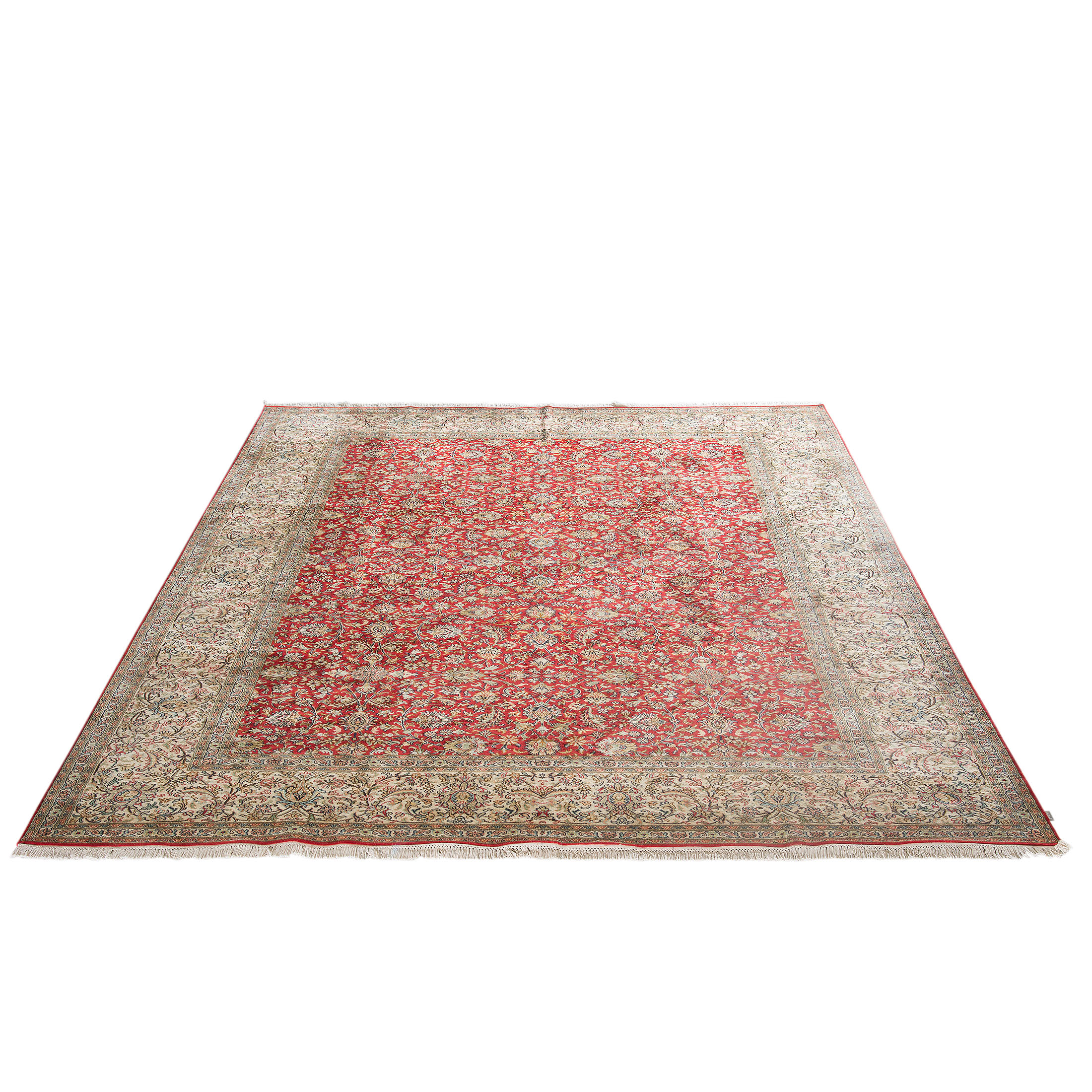 Kaschmir Seide 14/14 ca. 243 x 338 cm, Unikat / Einzelstück