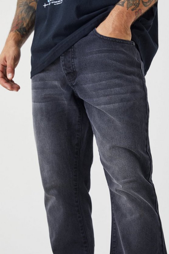 Slim-Fit Schlagjeans